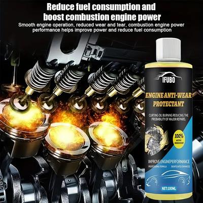 Ifubo Engine Anti-Wear Protection Agent,Boosts Power,Extends Engine Life,Reduces Oil Consumption,Essential Engine Care Solution!