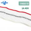 100PCS IN5819 Diodes DO-41 1A 40V SCHOTTKY DIODE 1N5819
