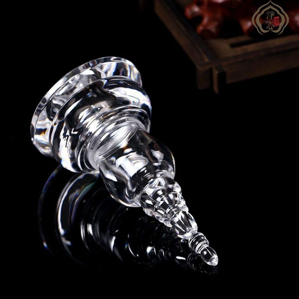 Exquisite Gift Choice Transparent Buddha Tower Elegant Decoration Home Decor Ornament Bodhi Tower