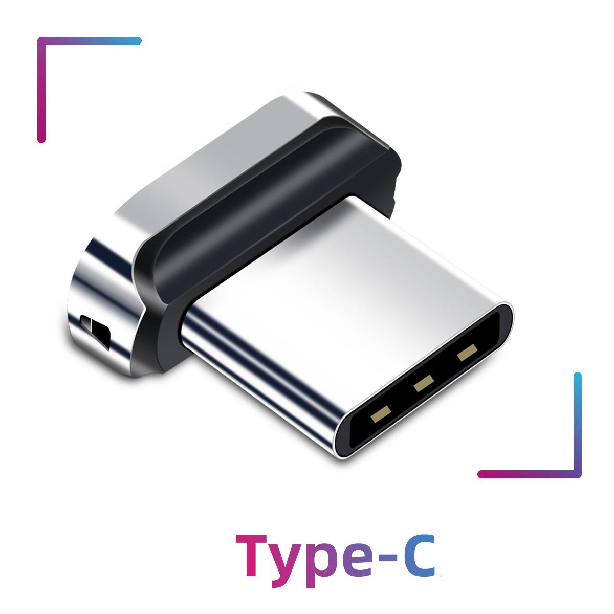

Магнитный кабель Type-C с двумя разъемами, 100 Вт, для быстрой зарядки телефонов и ноутбуков