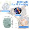 6Pcs Household Washing Machine Laundry Ball TPE Fabric Softener Dispenser Balls 2.75x1.77 inch Multi-role Laundry Detergent Ball