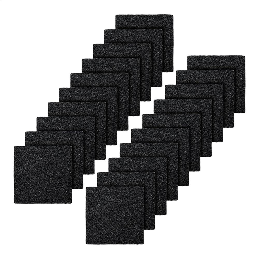 

20Pcs Multipurpose Odor Filter Activated Charcoal Adhesive Eliminator Trash Can Odor Absorber Filter Replacements for Kitchen
