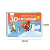 Non-Toxic 3D Animal Jigsaw Puzzle Stickers Diy Handmade Creative Collage Art Set With Self-Adhesive Paper Back To School Gifts Educational