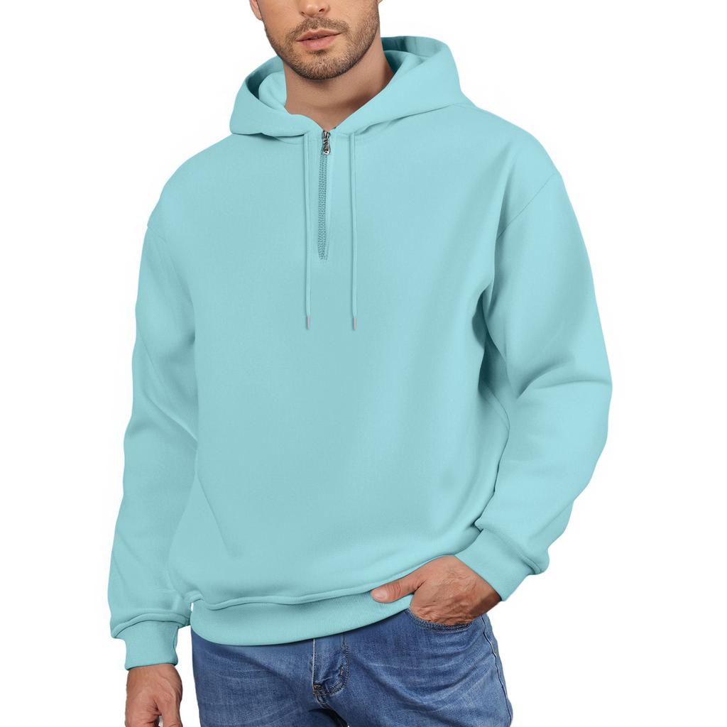 Men's Fleece Hoodie Casual Long Sleeve Sweatshirt
