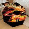 1pc City Racing Flame Trails Themed High-quality Umbrella,Automatic Opening and Closing Umbrella,Multi-functional Umbrella G0811165