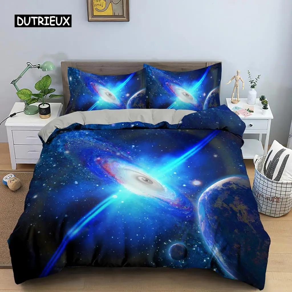 3D Duvet Cover Psychedelic Twin Bedding Set Luxury Quilt Cover with Zipper Closure 23pcs Queen Size Polyester Comforter Sets