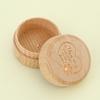 Yousheng Pet Memorial Keepsake Box Elegant Wooden Paw Print Design Engraved Smooth Surface Pet Cremains Storage Box
