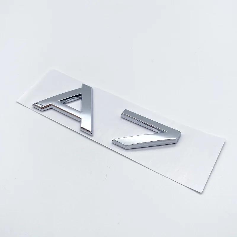 2026 3D Chrome Glossy Black ABS TDI TFSI Car Rear Emblem Sticker for Audi A1 A3 A4 A5 A6 A6L A7 A8 S3 S6 Q3 Q5 Q7 TT S RS