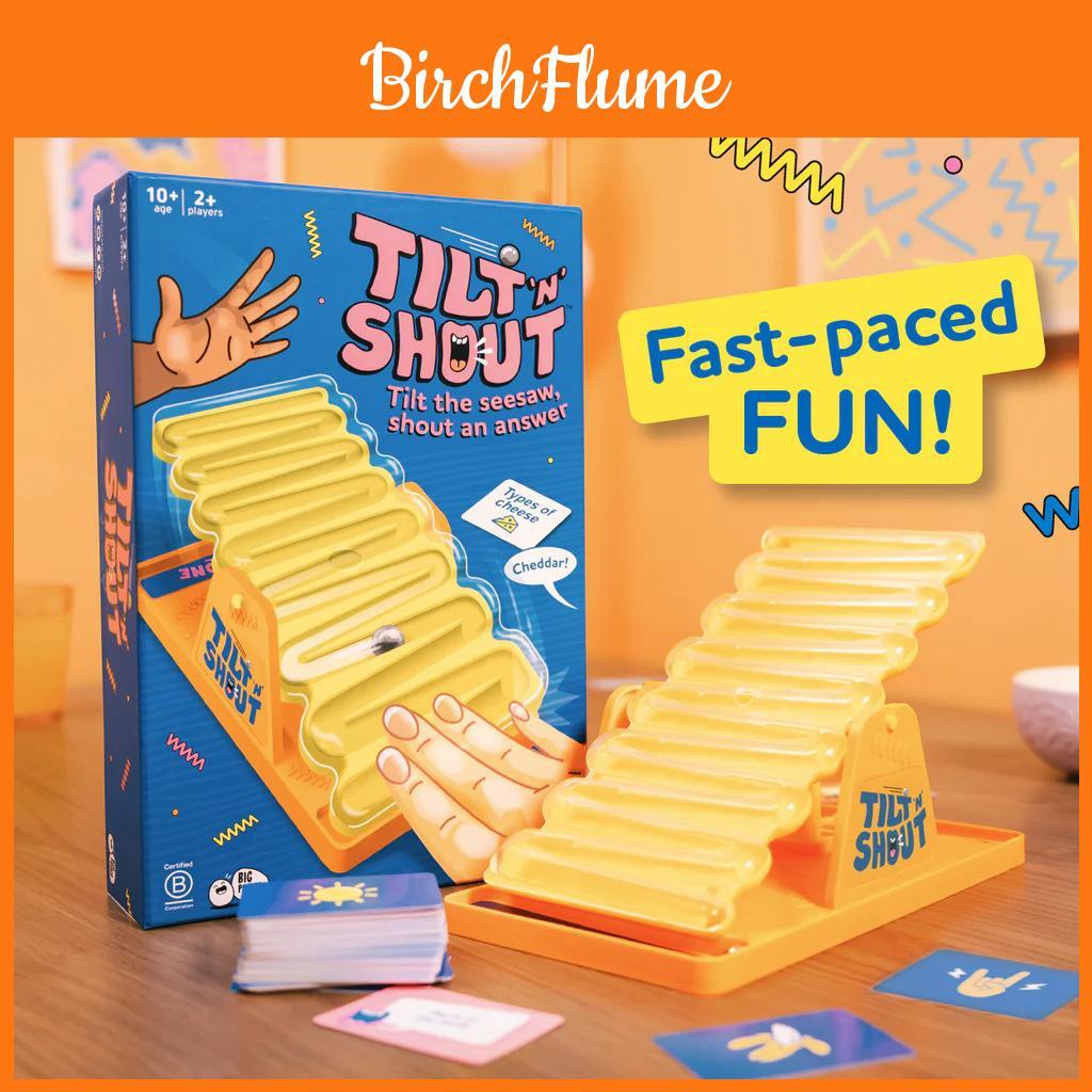 Altalena Tilt N Shout in Plastica Fai da Te Bilancia Oscillante per Divertimento Familiare e Intrattenimento per Bambini