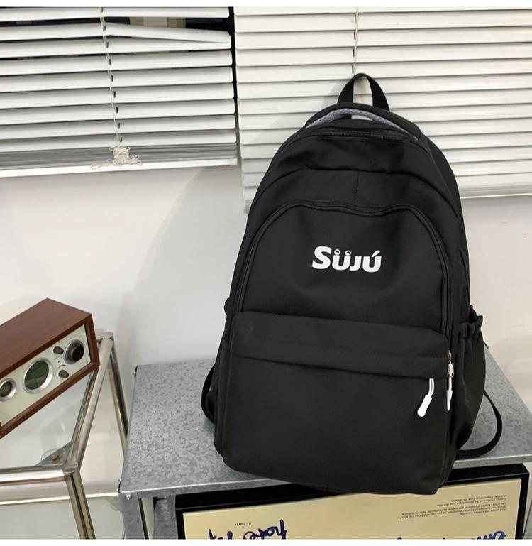 

School bag Middle school student ins High quality school bag Large capacity casual backpack Fashion student school bag Travel backpack