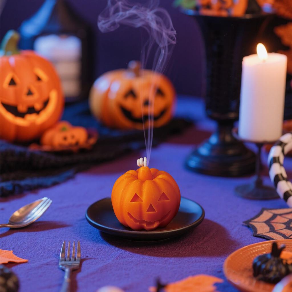Scented Candle Holiday Gift Home Decoration Halloween Decoration Gift