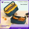 Modern Minimalist Plastic Lunch Box With Microwave Heating For Adults And Kids