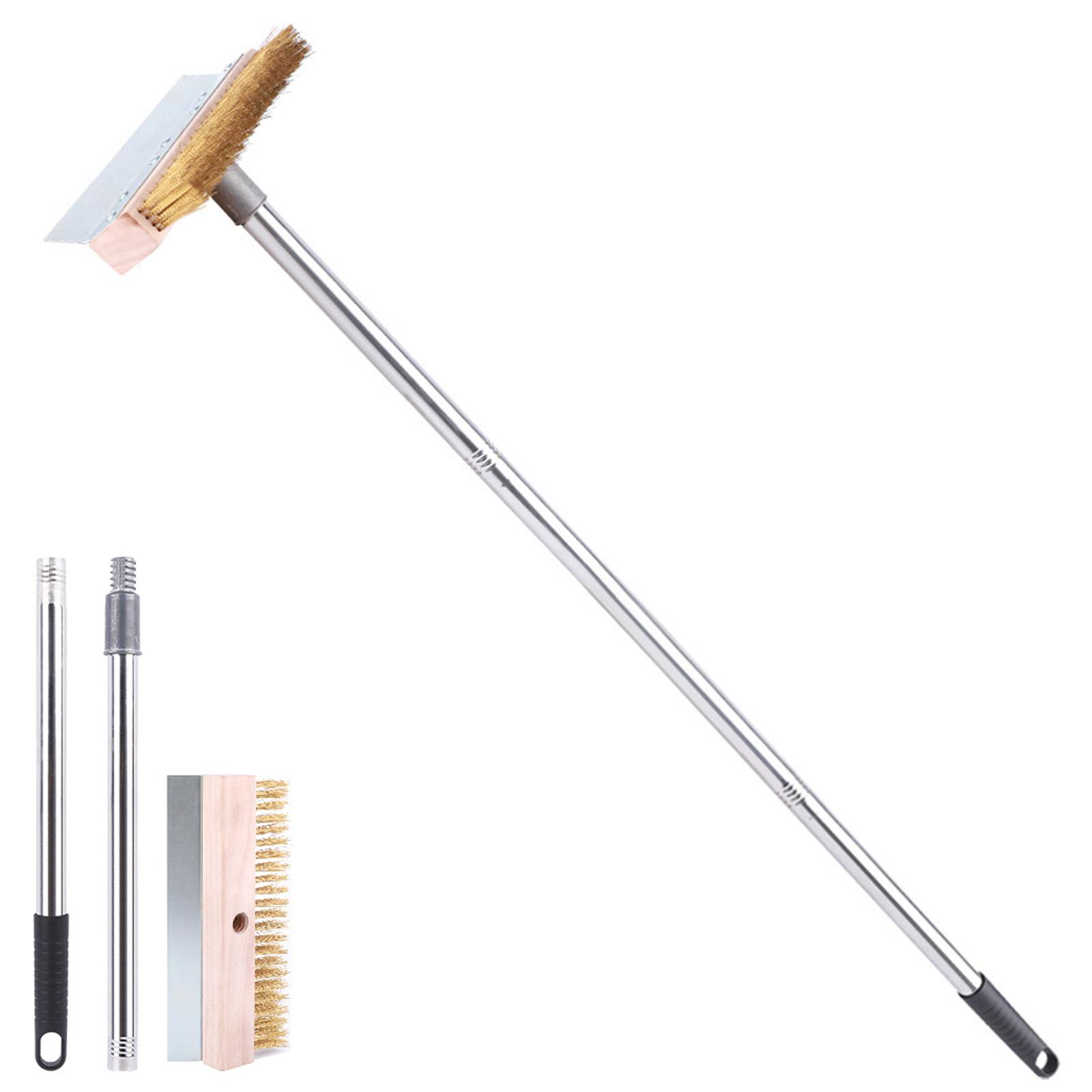 

Pizza Oven Cleaning Brush Grill Cleaning Tool with Scraper for Home Kitchen and Commercial Use Long Handle Design 80CM