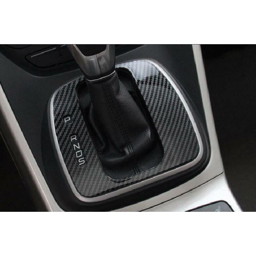 For Ford Escape Kuga 13-16 Carbon Fiber Central Console Gear Shift Frame Trim 1*