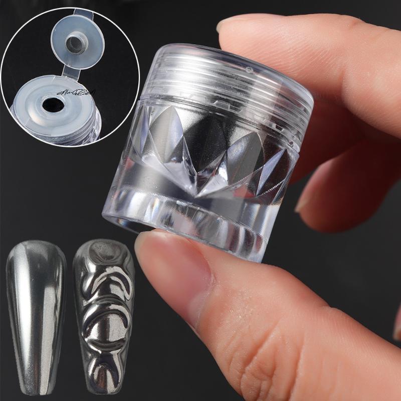 Aurora Pearl Chrome Nail Glitter Powder White Black Moonlight Mirror Mermaid Wedding Fairy Manicure Decor Aurora Pearl Chrome