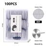 Nail Art Sand Disc for Polishing, Shaping, and Filing Extension Nails - 100 Pieces