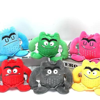 Non-Toxic 6Pcs/Set Kawaii Color Monster Plush Dolls Set - 6 Colors Children'S Monster Color Emotion Stuffed Toys For Kids Birthday Gifts