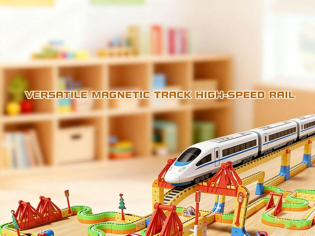 Versatile Magnetic 3D Track Car: Children's High-Speed Electric Rail Toy