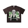 260 GSM Double Yarn 32 Count 100% Cotton Demon Slayer V115 Sanemi Print Unisex Heavy Cotton T Shirt