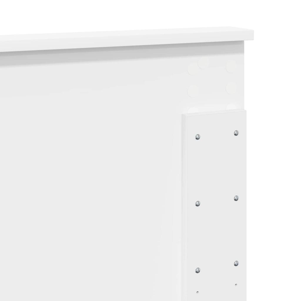 Headboard White Engineered Wood