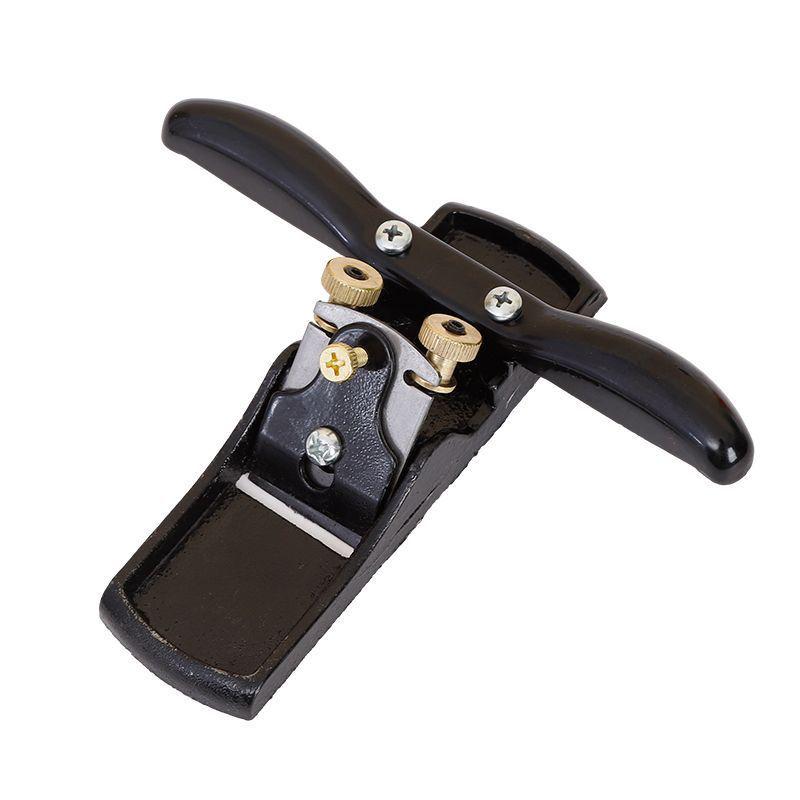 Handcrafted Cast Iron Woodworking Planer: Multi-functional Carpenter's Tool with Straight Trim, Hand-Push Roller, and Bird Plane Blade.
