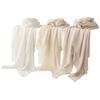 Cotton And Linen Scarf High-End Solid Color Japanese And Korean Atmosphere Yarn Scarf Sunscreen Shawl Simple Long Silk Scarf
