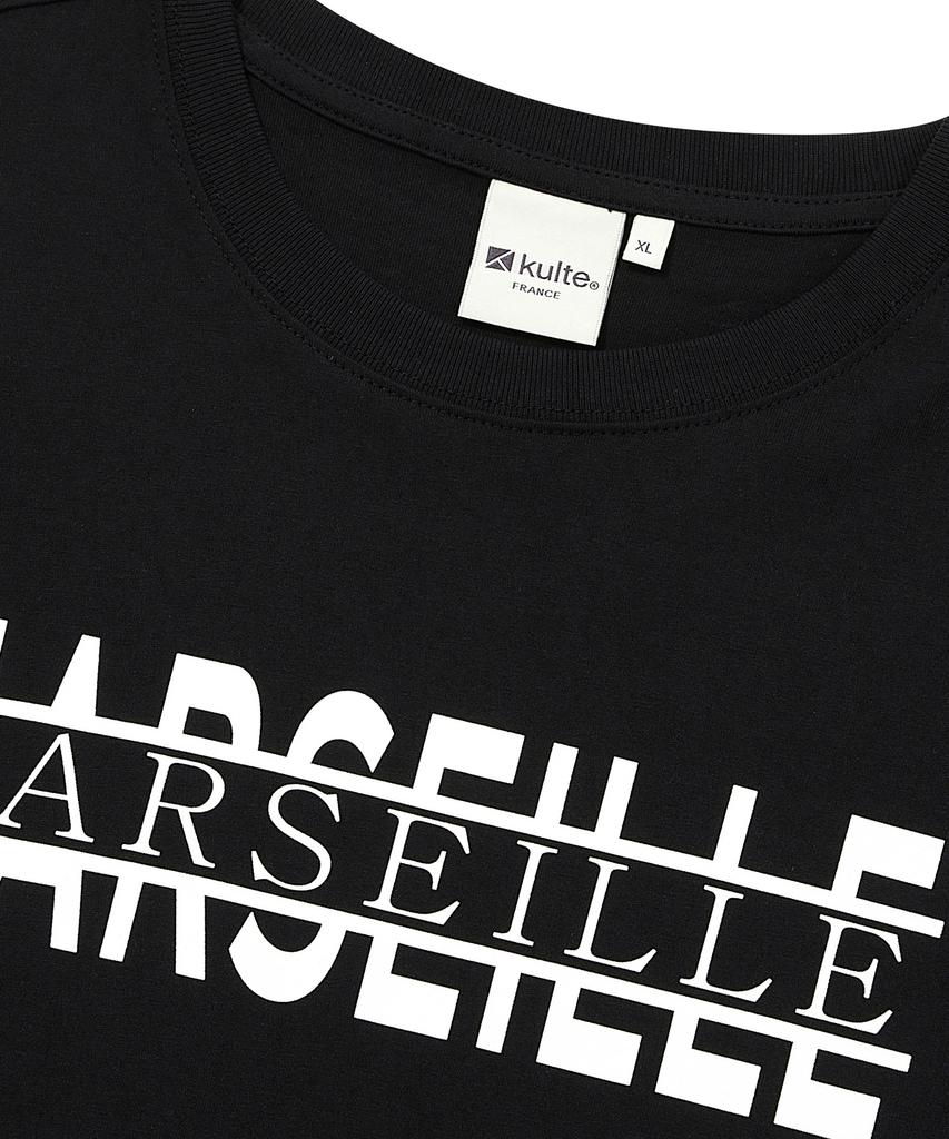 KULTE Marseille Flat T-Shirt Black