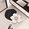 Flower Shaped Diatomite Floor Mat Fast Absorbent Non Slip Easy Clean For Bathroom Kitchen Entryway Use