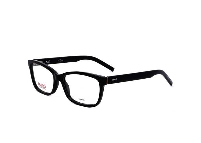 Lunettes de Vue Hugo HG 1016 53/16/145 OIT BLACK RED ACETATE WOMAN HUG FRAME HG 1016 OIT 53 16 145