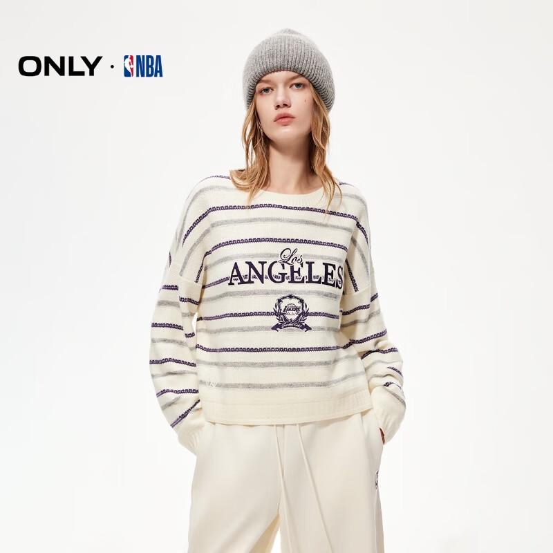 

ONLY 2025 Winter NBA Collaboration Women s Wool Blend Knit Sweater S