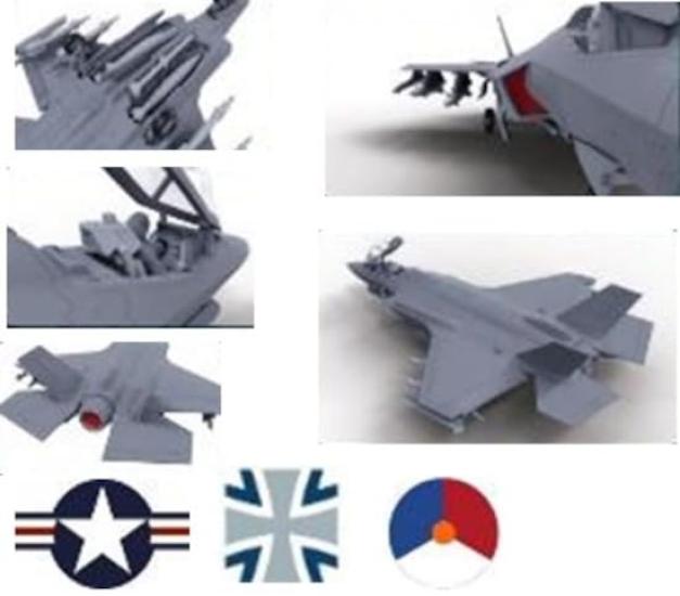 German Revell Lightning II Plastic Model 03799 1/72 F-35A (Airplane)