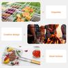 BBQ Net Grilled Fish Clip Basket Kitchen Barbecue Rack Stainless Steel Outdoor Portable