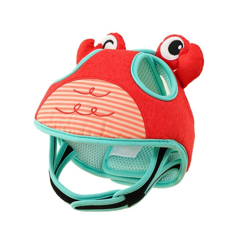 Infant Head Protections Hat for Walking Sponge & Polyester Baby safe Helmets Toddler Headguard Hat with Soft Padding
