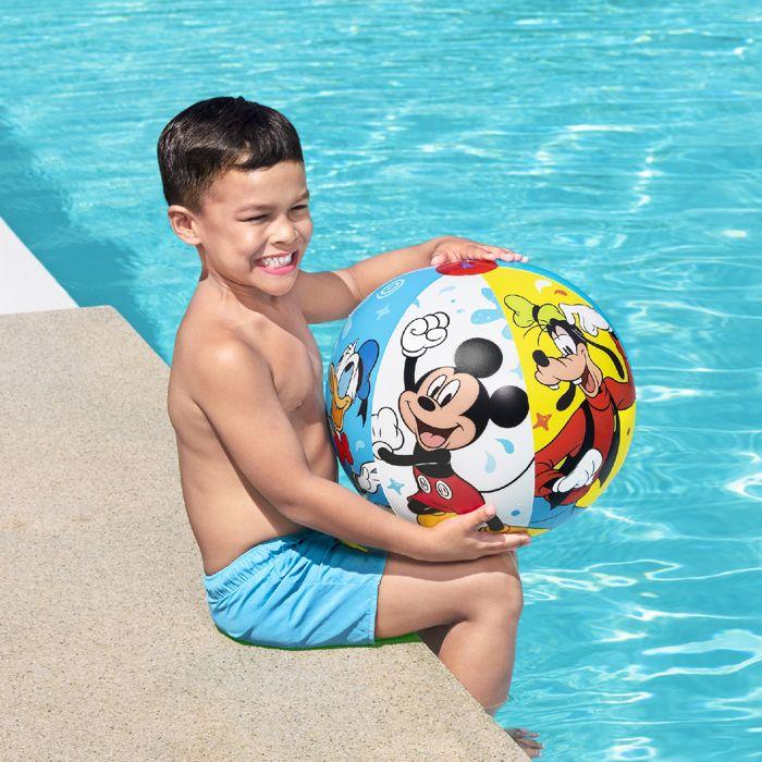 Ballon de plage - BESTWAY - Mickey &amp; Friends - 51 cm - Gonflable - Multicolore