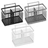 Hanging Kitchen Cutlery Holder Sink Caddie Cutlery Drainer Stainless Steel Kitchen Caddie Spoon And Fork Chopstick Organizer