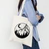Women Shopper The Great Wave Kanagawa Printed Tote Bag High Capacity Harajuku Handbag Girl Shoulder Shopping Bag Lady Canvas Bag