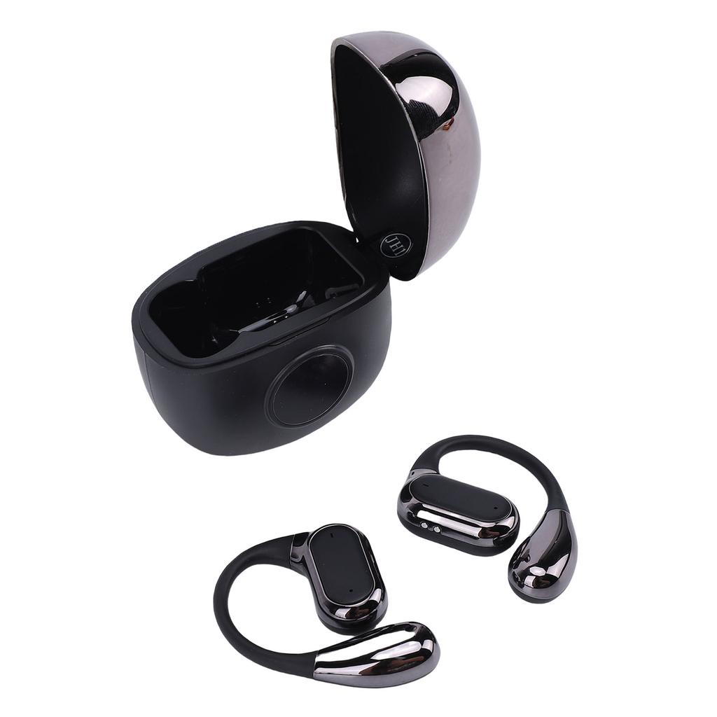 Wireless Earbuds Headphones with Flexible Earhook HiFi Sound ENC Noise Cancellation 60H for Cycling Running Workout