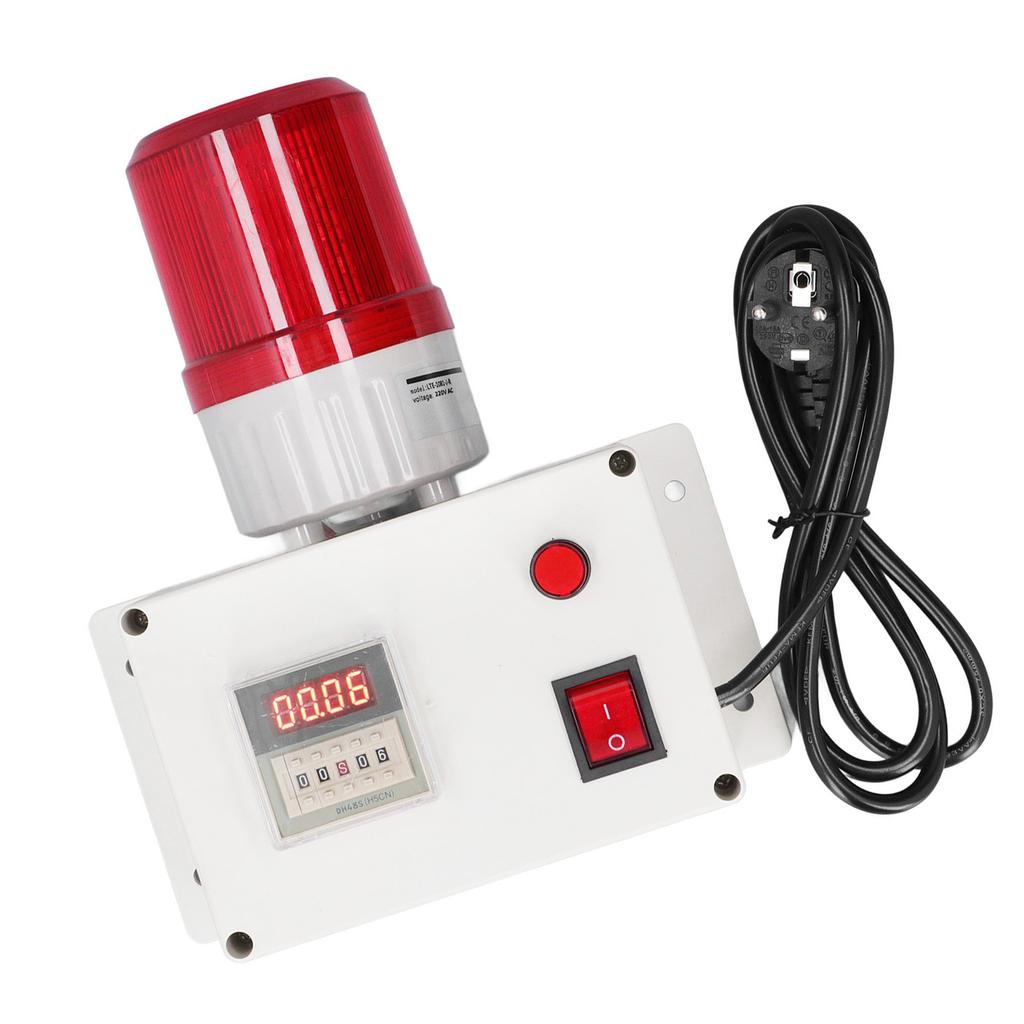 Industrielle Alarmsirene Intelligenter Ton Blitzlicht Außen Zeitverzögerung 110db 5 Schlüssel mit Montage