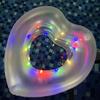 2026 New INS LED Light Up Swim Ring Flamingo Heart Shape Inflatable Float With Handles Glowing Pool Beach Party Toy