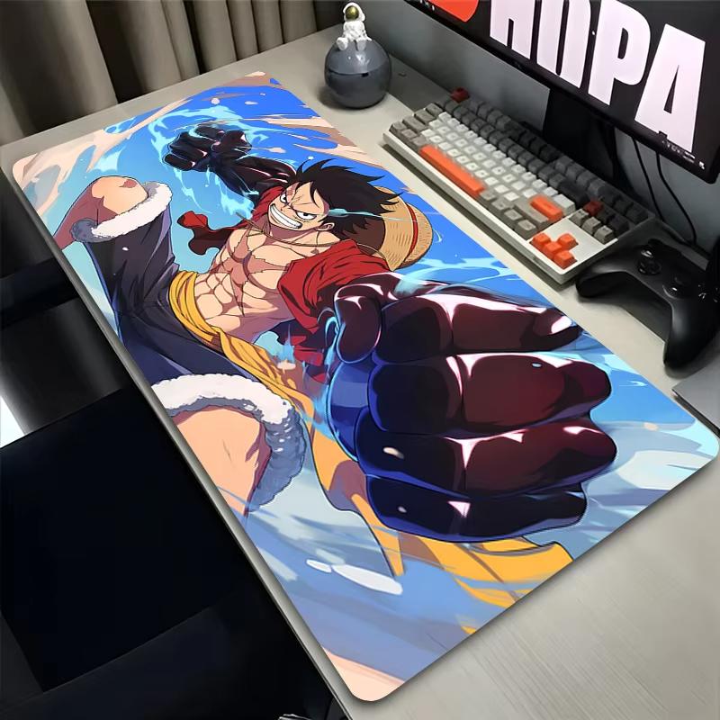 Anime Mouse Pad XXL Pc Gaming Accessories Carpet One Piece Luffy Gamer Keyboard Desk Mat NonSlip Laptop Notebook Large Mousepad