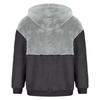 Men'S Winter Zipper Hooded Fleece Sweatshirt With Patch Pocket Casual Jacket