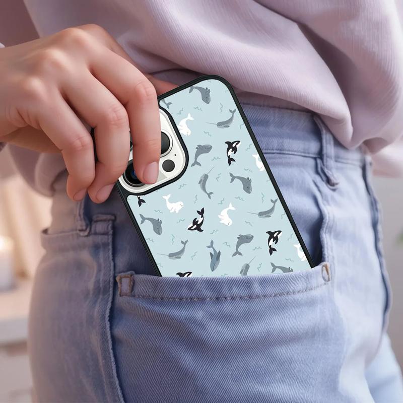 Orcas Killerwale Handyhülle Für iPhone 17 Air 15 16e 14 13 Pro Max Hülle 12 11 Pro Max PLUS cover