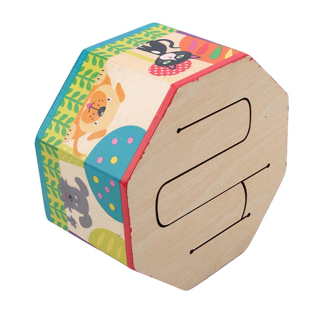 Kids Toys Cartoon Wooden Drum Early Education Musical Toys For Children Drum Musical Instruments