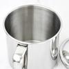 Cup Portable 304 Extra Thick Stainless Steel with Lid Drink Mug for Home Commercial Use L 11x13.5cm   4.3x5.3in