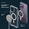 ESCASE IPhone 14 Pro Max Case with MagSafe Magnetic Charging, Ultra-Thin Airbag Shockproof Clear Protective Cover for Men And Wome