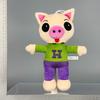 Classic Cartoon Anime Plim Plim Magician Joker Elephant Bear Pig Plush Toys Cute Growing Together Toys For Boy Girls