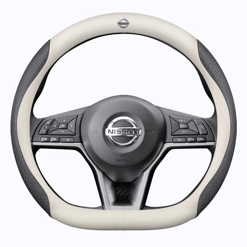 CDZIEW1 Auto Leder Carbonfaser Lenkradbezug Für Nissan X-Trail Qashqai Sentra Serena Tiida Teana Juke Leaf Micra Almera note