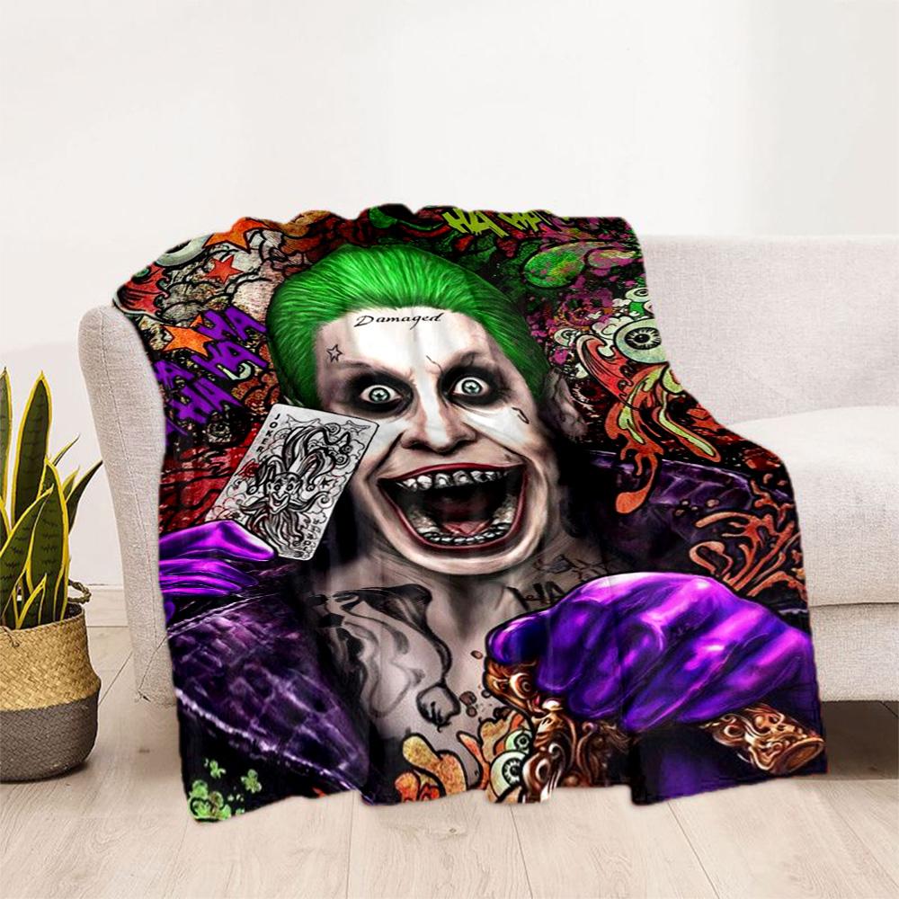 The Joker's Chaos Blanket Suitable for sofas,travel, living rooms also a good gift for friends and family Suitable for all seasons.