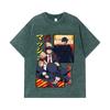 275 GSM Gewaschene T-Shirts 100% Baumwolle Mashle V3 Mash Druck Unisex Schweres Baumwoll-T-Shirt