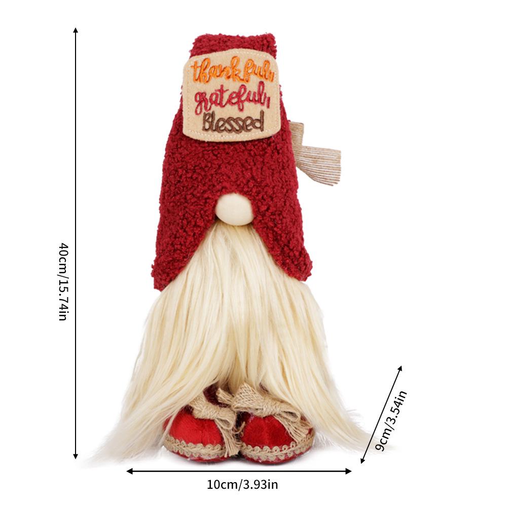 

Трансграничные Благословения Безликий Гном Фигурка – Милая Кукла Старичок для Украшения Рабочего Стола или Витрины